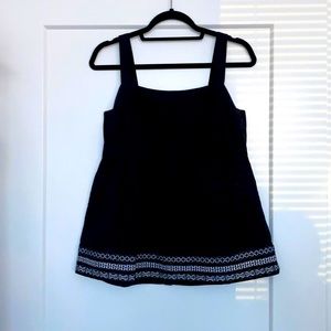 Anthropologie black tank top